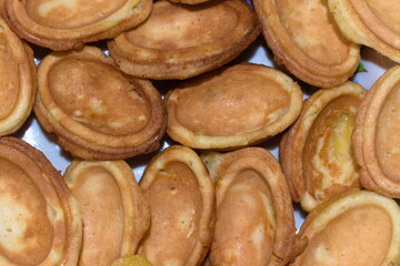 Halves of cookies nuts