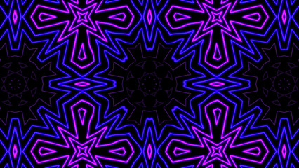 Colorful crazy Kaleida design background in high resolution. Abstract Kaleida Pattern.