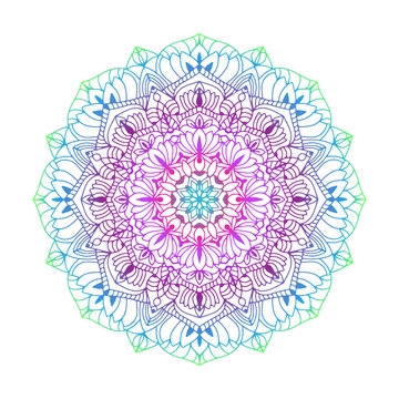 Mandala vector, Mandala ornament, Mandala flower, colorful mandala.