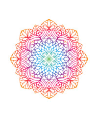 Mandala vector, Mandala ornament, Mandala flower, colorful mandala.