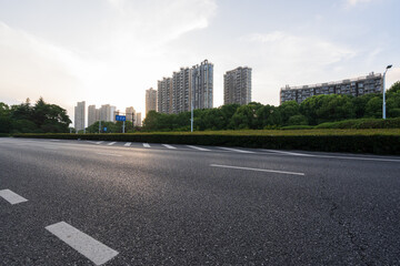 Obraz premium road in city