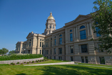 Wyoming state capitol building in Cheyenne, Wyoming