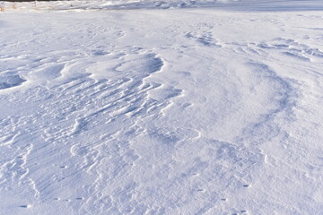 Fototapeta na wymiar snowy plain