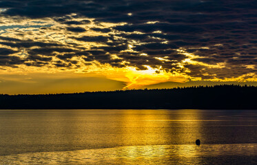 Dark Cloudy Sunset 3
