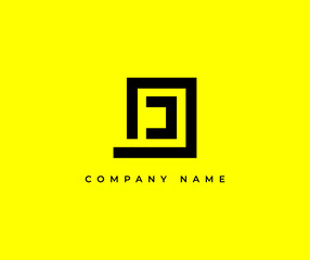 Creative modern Abstract Professional Letter D Company business logo design premium template