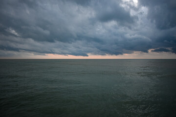 Fototapeta premium sunset over the sea