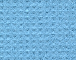 blue sponge fabric texture background