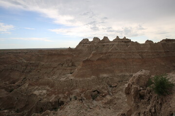 Badlands National Park southwest of South Dakota, United States