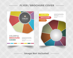 Annual report brochure flyer design, Leaflet presentation, book cover templates, layout in A4 size. flyer vector.