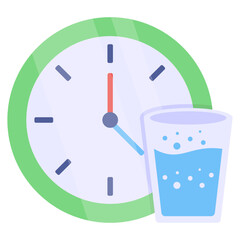Vector design of iftar time

