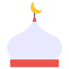 Premium download icon of mosque dome

