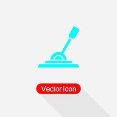 Obraz premium Control Lever Icon, Arm Lever Icon Vector Illustration Eps10