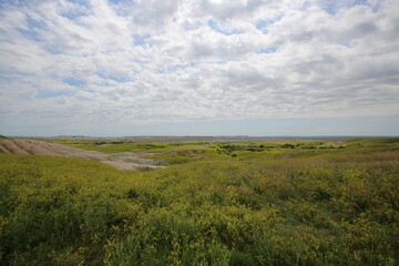 Badlands National Park southwest of South Dakota, United States