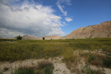 Fototapeta na wymiar Badlands National Park southwest of South Dakota, United States