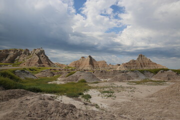 Badlands National Park southwest of South Dakota, United States