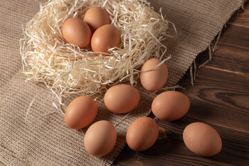 eggs in a basket