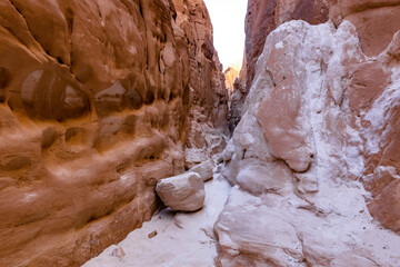 White canyon in South Sinai desert, Egypt