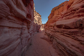 White canyon in South Sinai desert, Egypt