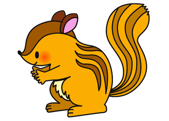 リス,りす,動物,動物園,かわいい,可愛い,シマリス,小動物,哺乳類,リス科,アニマル,どうぶつ,デフォルメ,手描き,単品,ゆるい,シンプル,生き物,ゆるキャラ,小さい,子供向け,キャラクター,生物,飼育,サファリパーク,アイコン,イラスト