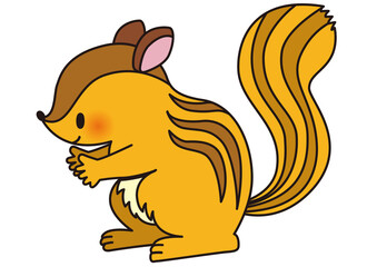 リス,りす,動物,動物園,かわいい,可愛い,シマリス,小動物,哺乳類,リス科,アニマル,どうぶつ,デフォルメ,手描き,単品,ゆるい,シンプル,生き物,ゆるキャラ,小さい,子供向け,キャラクター,生物,飼育,サファリパーク,アイコン,イラスト