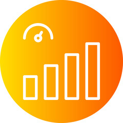 performance gradient icon