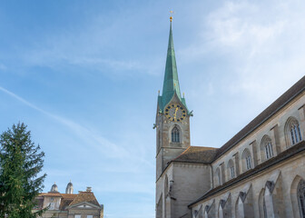 Fraumunster Church Tower - Zurich, Switzerland