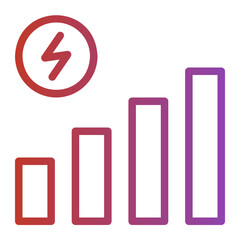 energy gradient icon