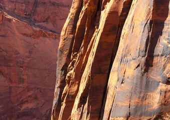 Falaise de roches rouge au Grand Canyon