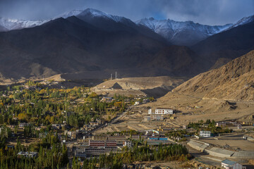 Obraz premium village in the mountains