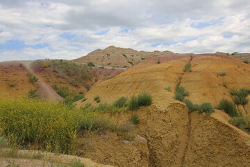 Badlands National Park southwest of South Dakota, United States