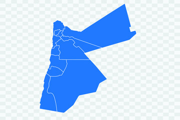  Jordan Map blue Color on Backgound png
