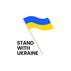 Pray for Ukraine sign. Vector isolated on white background	