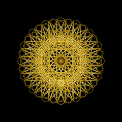 Luxury Golden Geometric Sacred Ornamen