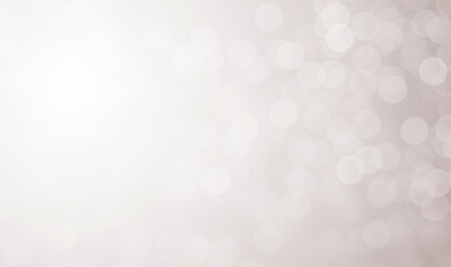 White blur abstract background with bokeh lights. Christmas background, Christmas lights