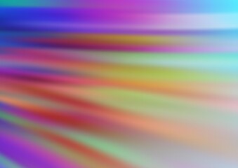 Light Multicolor, Rainbow vector template with lines, ovals.