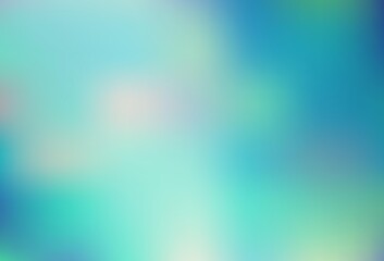 Light BLUE vector bokeh and colorful pattern.