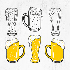 Beer Mug Bundle Svg, Beer Stein SVG, Alcohol Svg, Png, Beer Clipart, Cheers And Beers Svg, Drinking Dad Svg, 