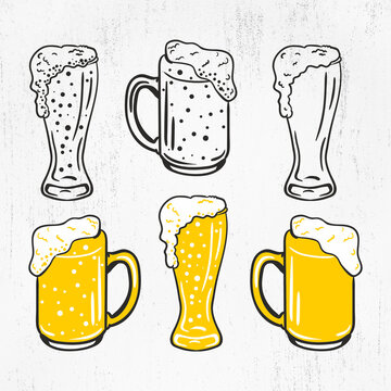 Beer Mug Bundle Svg, Beer Stein SVG, Alcohol Svg, Png, Beer Clipart, Cheers And Beers Svg, Drinking Dad Svg, 