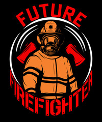 future firefighter t shirt design fire t-shirts fighter shirt