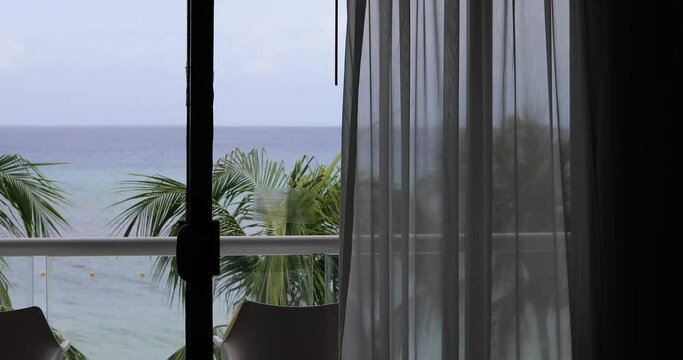 Resort Room Tropical Window View