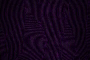 fond violet, motif lignes et courbes