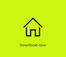 House vector icon. Editable stroke. Symbol in Line Art Style for Design, Presentation, Website or Apps Elements, Logo. Pixel vector graphics - Vector