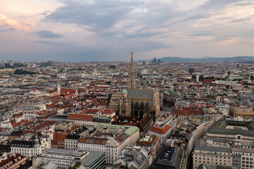 Naklejka premium Cityscape - Vienna, Austria
