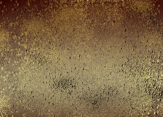 Golden Abstract  decorative paper texture  background  for  artwork  - Illustration