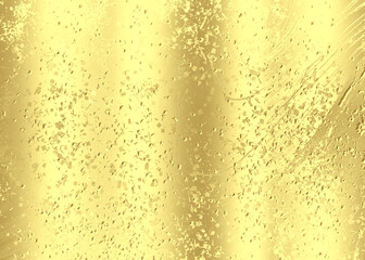 Golden Abstract  decorative paper texture  background  for  artwork  - Illustration