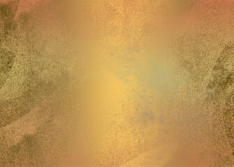 Golden Abstract  decorative paper texture  background  for  artwork  - Illustration