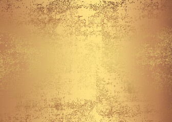 Golden Abstract  decorative paper texture  background  for  artwork  - Illustration