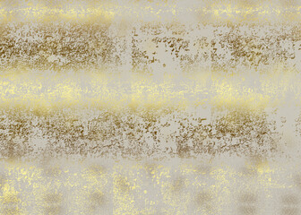 Golden Abstract  decorative paper texture  background  for  artwork  - Illustration