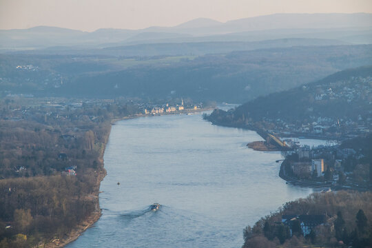 Unkel (Rhein), Blick von oben