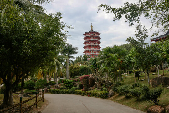 Views from Nanshan Temple on Hainan Island, China